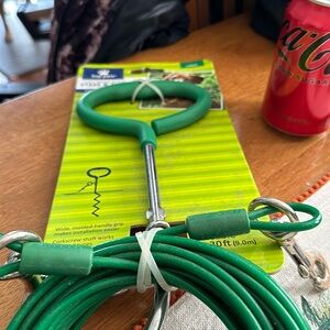 Top Paw Easy Grasp Spiral Stake and Tie out